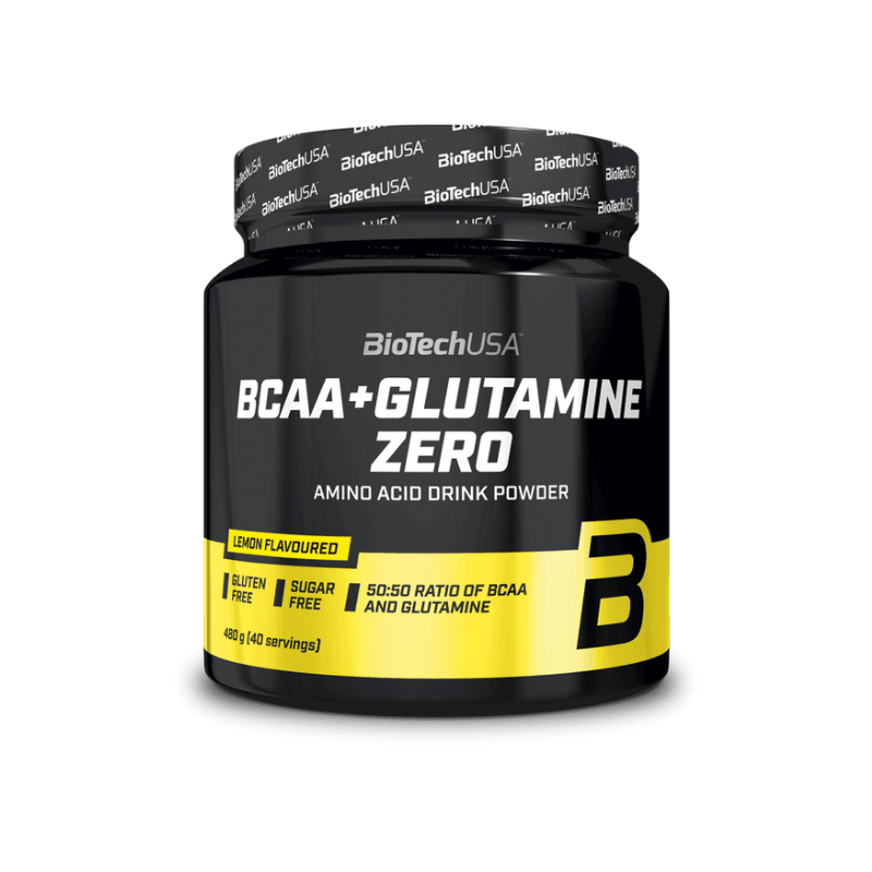 Bcaa+Glutamine Zero 480g - Sabor Limón