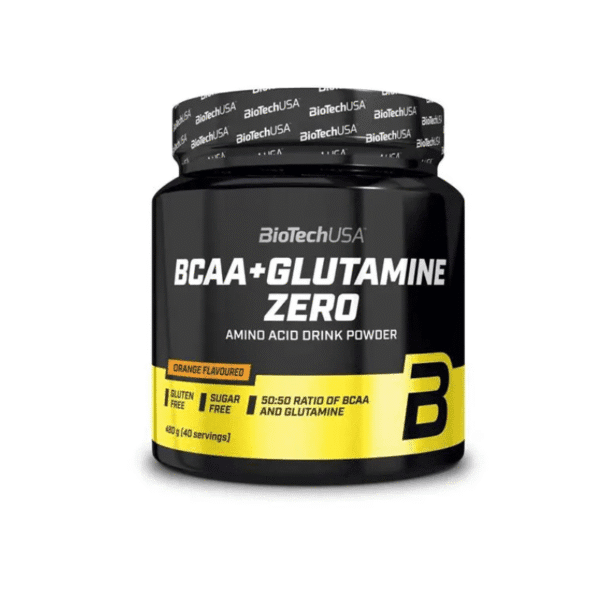 Bcaa+Glutamine Zero 480g - Sabor Naranja