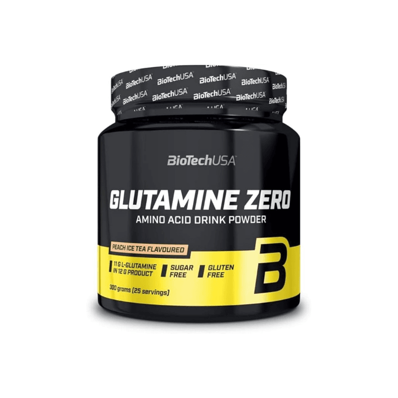 Glutamina Zero Biotech 300g - Sabor Té de Melocotón