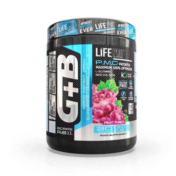 Bcaa+Glutamine LifePro 300g - Sabor Fruit Punch