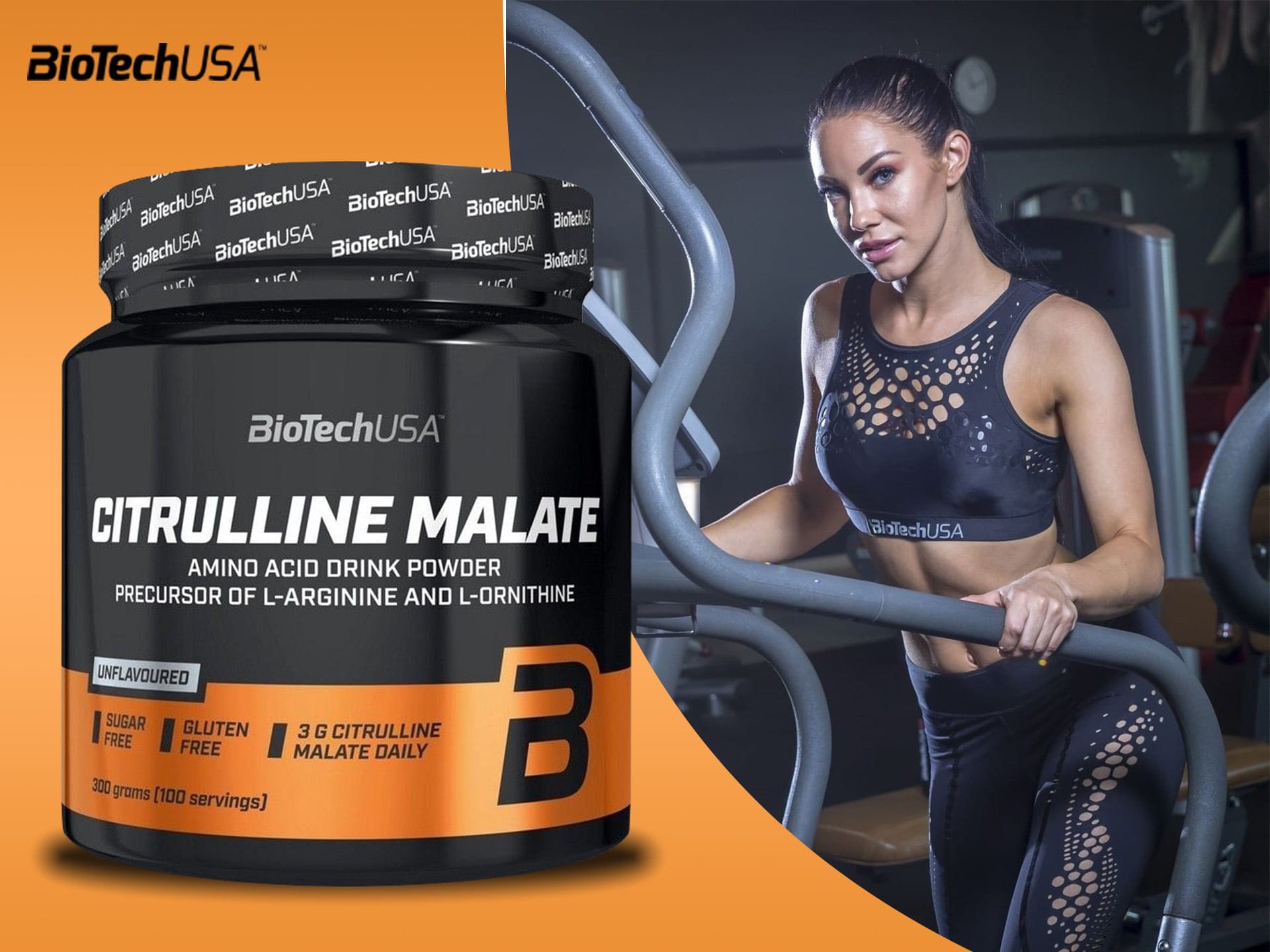 Citrulline Malate 300g BiotechUSA - Neutro - Imagen 2