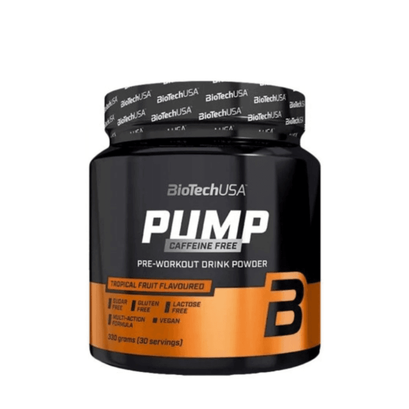 PUMP CAFFEINE FREE 330g - Tropical Fruit