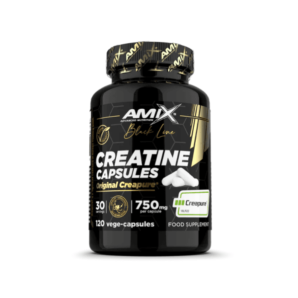 Creatina Creapure 120 caps - Amix Black Line